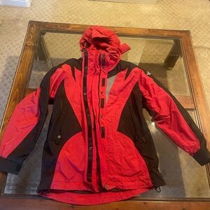 The North Face Red and Black Jacket